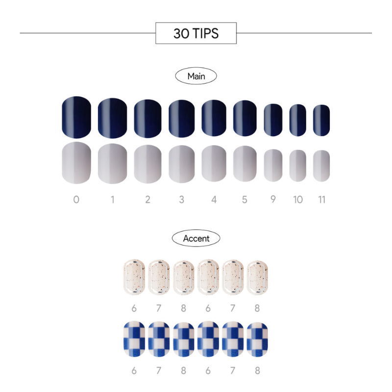 DASHING DIVA Magic Press Regular Round Mani Check Suit MDR2F046RR