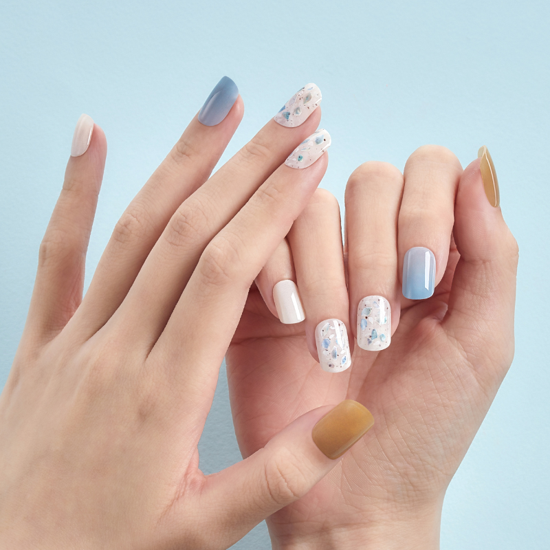 DASHING DIVA Magic Press Regular Round Mani Colorful Terrazzo MGL2F010RR