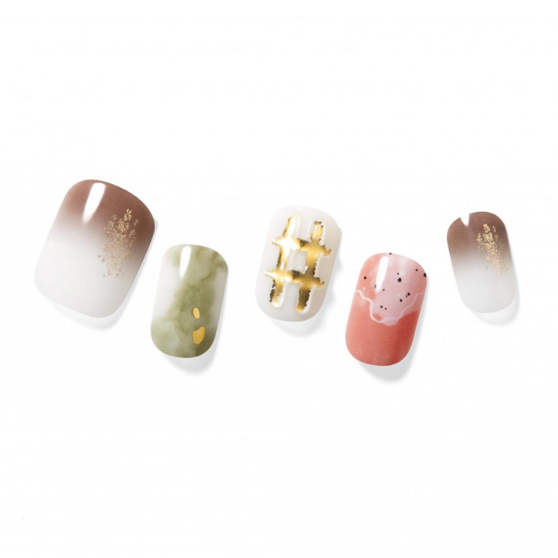DASHING DIVA Magic Press Regular Round Mani Colorful Toys MGL2W024RR
