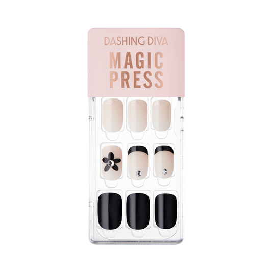 DASHING DIVA Magic Press Regular Round Mani Flower Dance MDR2F055RR