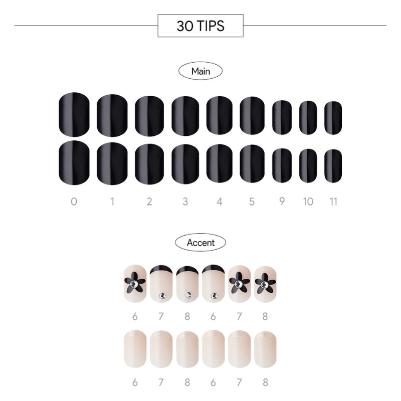 DASHING DIVA Magic Press Regular Round Mani Flower Dance MDR2F055RR