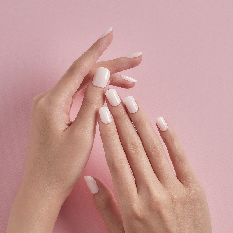 DASHING DIVA Magic Press Regular Round Mani Marshmallow MDR2F076RR
