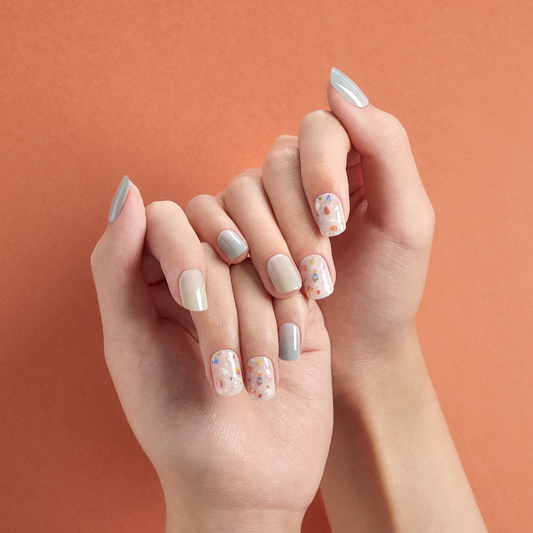 DASHING DIVA Magic Press Regular Round Mani Mint Terrazzo MGL2F001RR