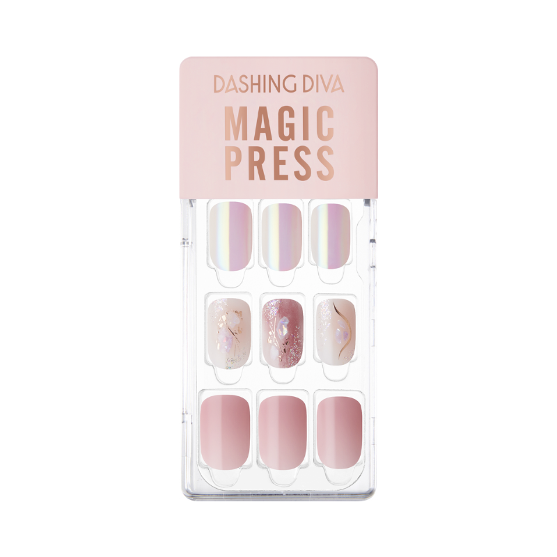 DASHING DIVA Magic Press Regular Round Mani Pink Fantasy MDR2F044RR