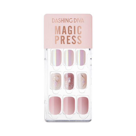 DASHING DIVA Magic Press Regular Round Mani Pink Fantasy MDR2F044RR
