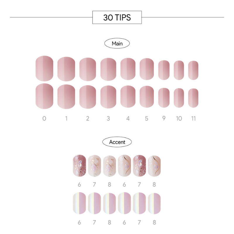 DASHING DIVA Magic Press Regular Round Mani Pink Fantasy MDR2F044RR