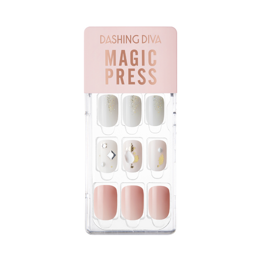 DASHING DIVA Magic Press Regular Round Mani Soft Sugar MGL2F014RR
