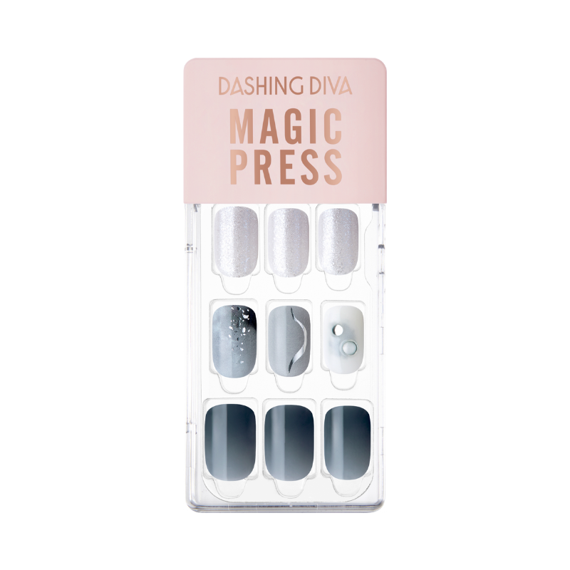 DASHING DIVA Magic Press Regular Round Mani Winter Night MGL2W033RR