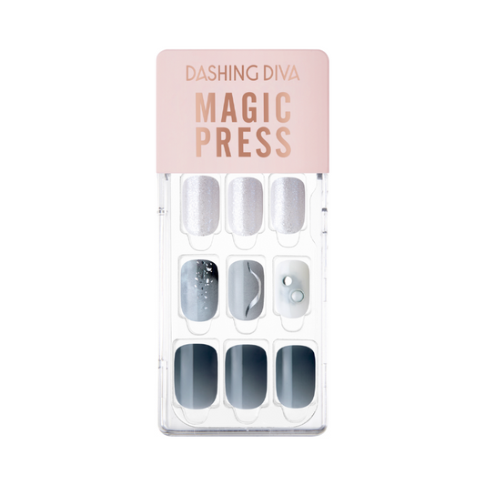 DASHING DIVA Magic Press Regular Round Mani Winter Night MGL2W033RR