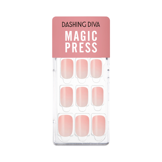 DASHING DIVA Magic Press Regular Round Mani Shy Pink MDR1325RR