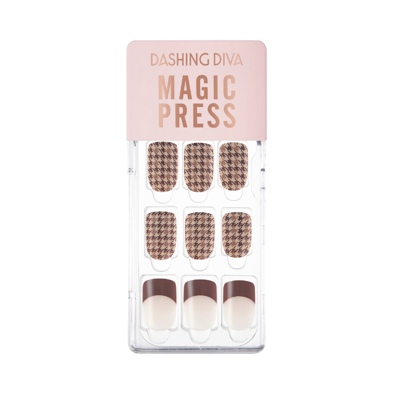 DASHING DIVA Magic Press Regular Square Mani Antique French MGL076