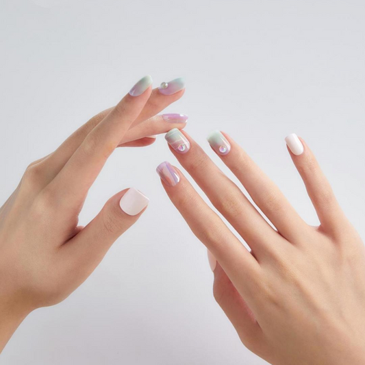 DASHING DIVA Magic Press Regular Square Mani Beautiful Seashell MGL104