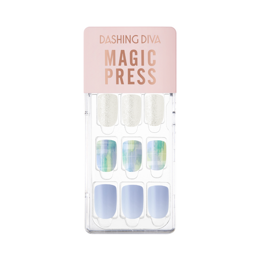 DASHING DIVA Magic Press Regular Square Mani Cotton Fresh MGL043