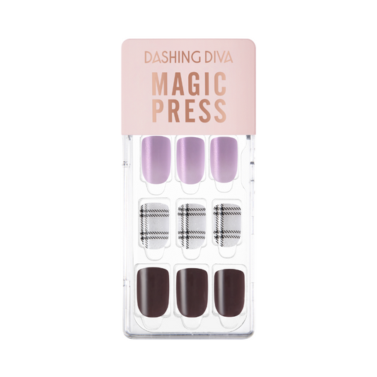 DASHING DIVA Magic Press Regular Square Mani Lobelia Dream MGL075