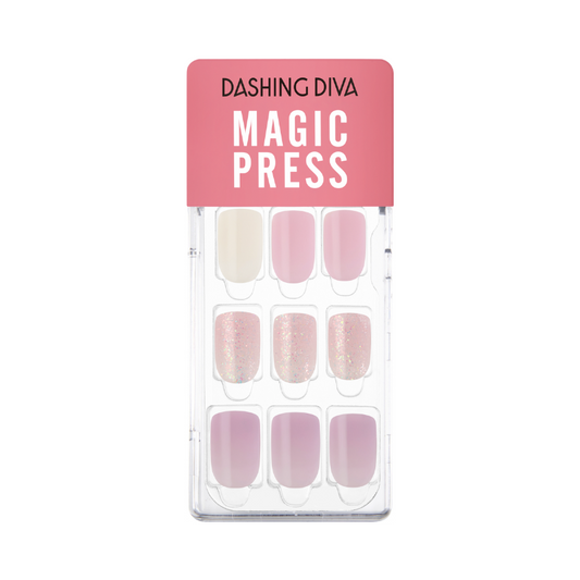 DASHING DIVA Magic Press Regular Square Mani Pastel Shine MGL099