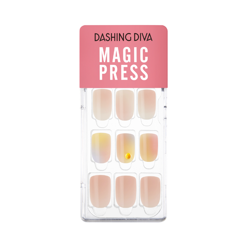 DASHING DIVA Magic Press Regular Square Mani Spring Vacation MGL098