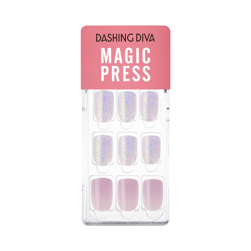 DASHING DIVA Magic Press Regular Square Mani Violet Sugar MDR1185