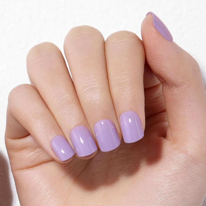 DASHING DIVA Magic Press Lavender Series Short Mani Rich Lavender MWK058SS