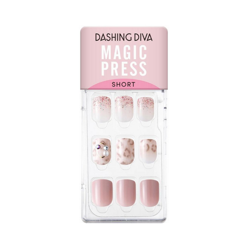 DASHING DIVA Magic Press Autumn Closet Mani Love Leopard MDR773SS