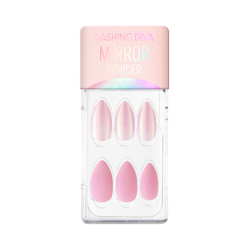 DASHING DIVA Magic Press Stiletto Glow Up Mani Pale Lavender Shine MDR979ST