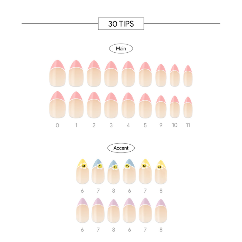 DASHING DIVA Magic Press Stiletto Mani Adorable Smile MDR1172ST