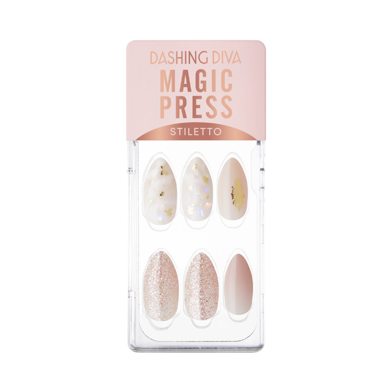 DASHING DIVA Magic Press Stiletto Mani Glowing Day MDR2F059ST