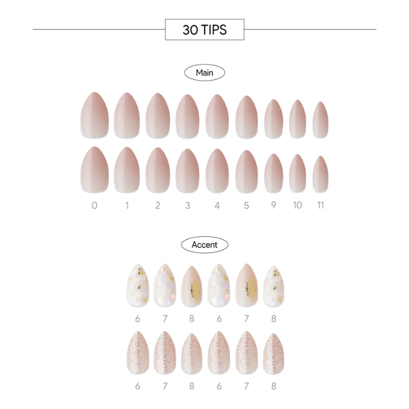DASHING DIVA Magic Press Stiletto Mani Glowing Day MDR2F059ST