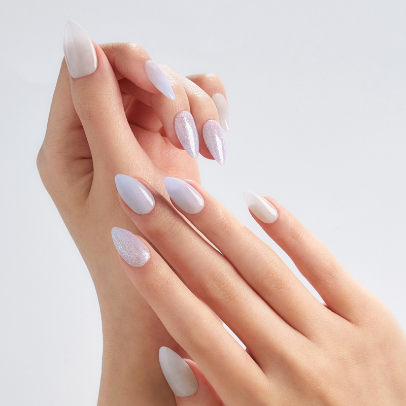 DASHING DIVA Magic Press Stiletto Mani Shining River MDR1193ST
