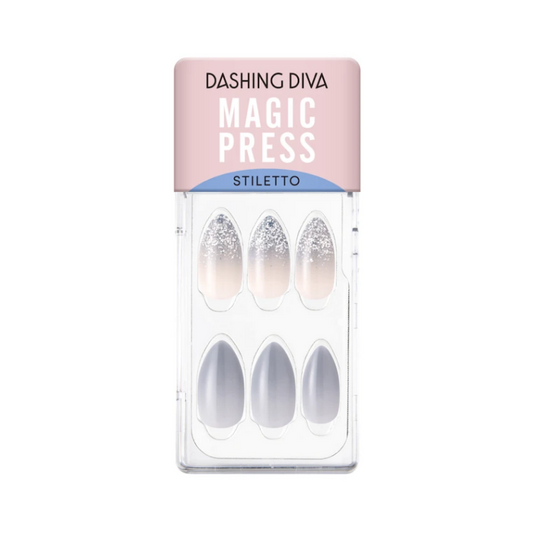 DASHING DIVA Magic Press Stiletto Mani Stella Blue MAU016ST (The Shape Collection)