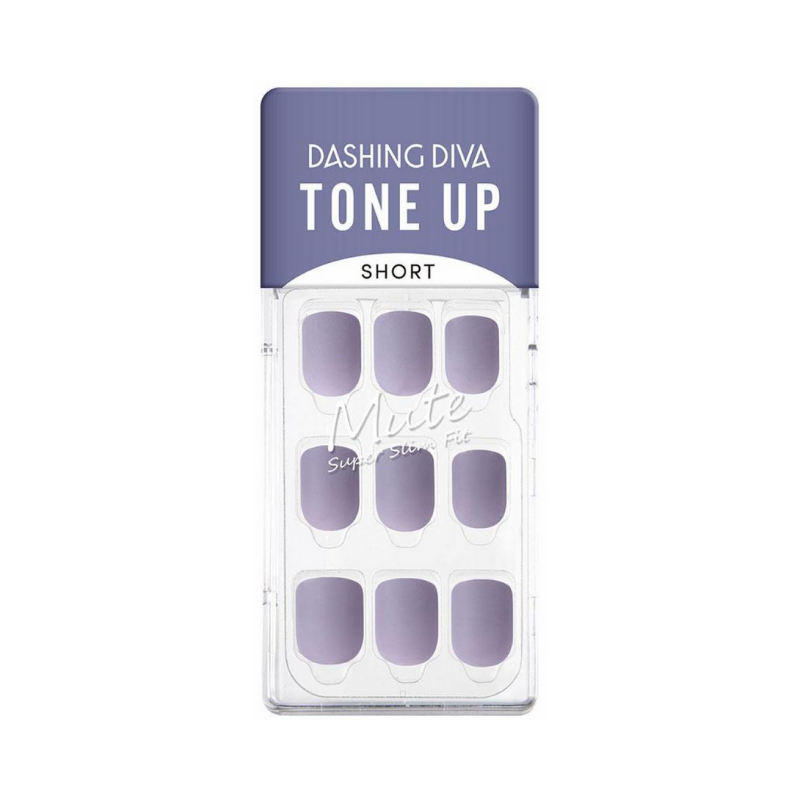 DASHING DIVA Magic Press Tone Up Short Mani Deep Lavender MDR792SS