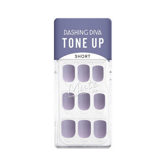 DASHING DIVA Magic Press Tone Up Short Mani Deep Lavender MDR792SS