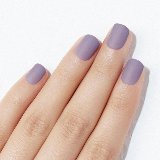 DASHING DIVA Magic Press Tone Up Short Mani Deep Lavender MDR792SS