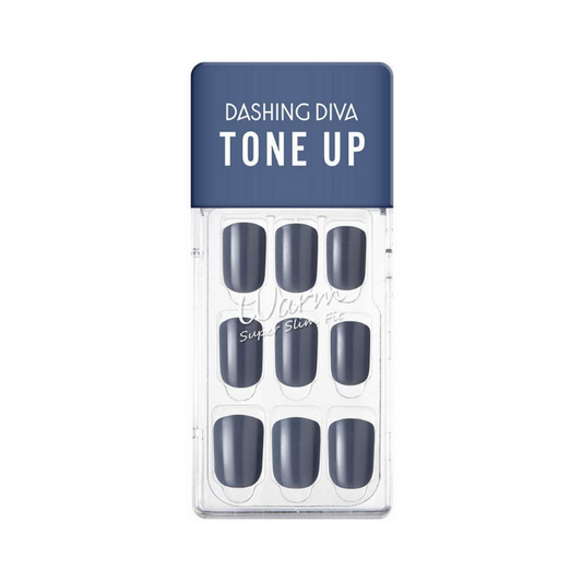 DASHING DIVA Magic Press Tone Up Mani Steel Blue MDR796
