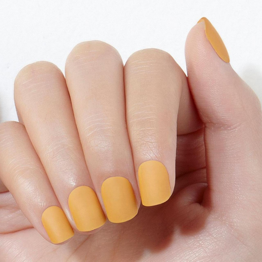 DASHING DIVA Magic Press Tone Up Short Mani Marigold MDR790SS