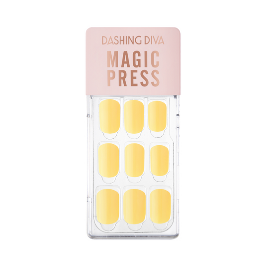 DASHING DIVA Magic Press Yellow Spring Mani Cheese Yellow MWK098RR