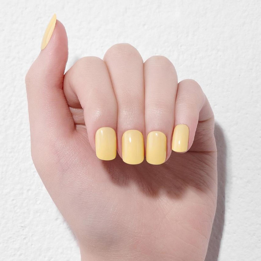 DASHING DIVA Magic Press Yellow Spring Mani Cheese Yellow MWK098RR