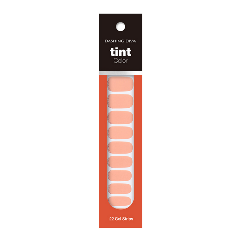 DASHING DIVA Tint Gel Strip Mani Apricot Shine DT03