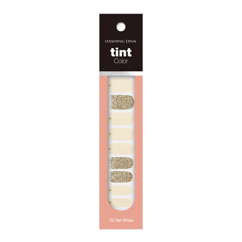DASHING DIVA Tint Gel Strip Mani Vanilla Toping DT17