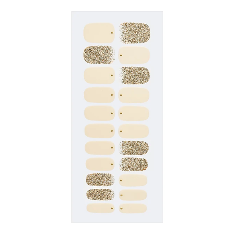 DASHING DIVA Tint Gel Strip Mani Vanilla Toping DT17