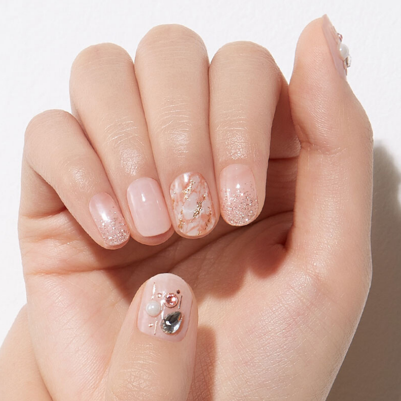 DASHING DIVA Gloss Gel Strip Big Stone Mani Elizabeth GVP180B