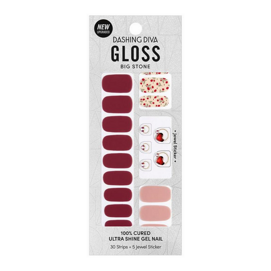 DASHING DIVA Gloss Gel Strip Big Stone Autumn Closet Mani Mary Jane GVP243