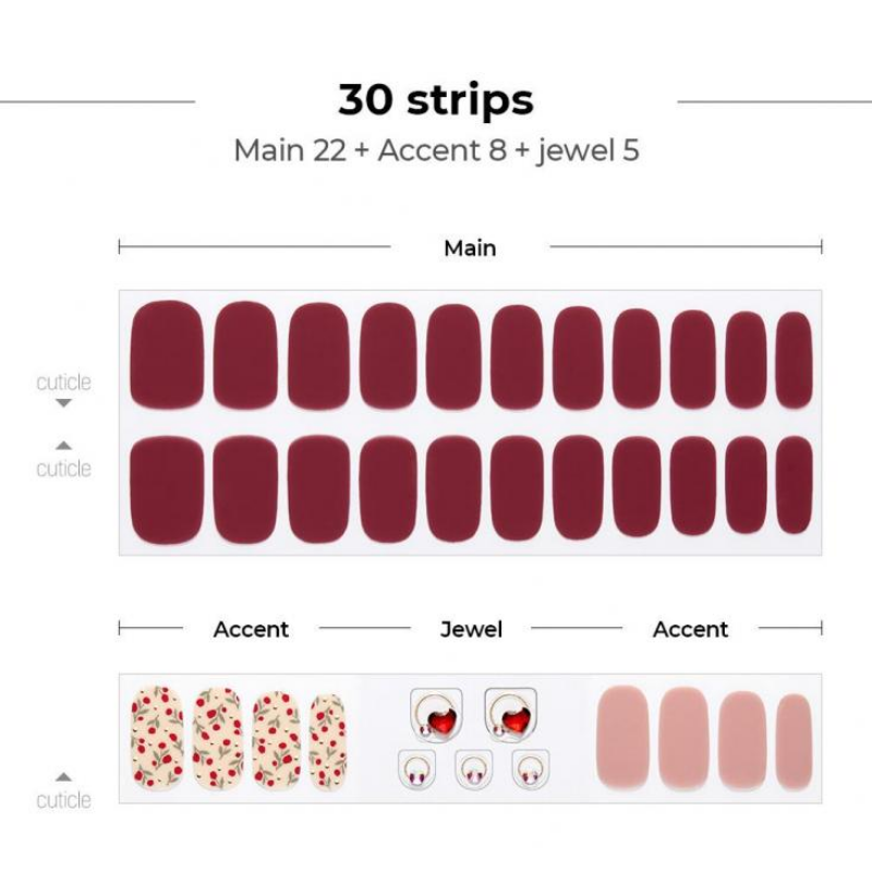 DASHING DIVA Gloss Gel Strip Big Stone Autumn Closet Mani Mary Jane GVP243