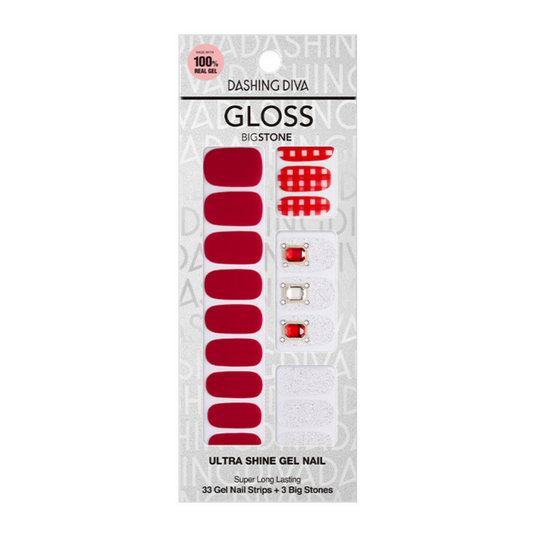 DASHING DIVA Gloss Gel Strip Big Stone Mani Victoria GVP184B