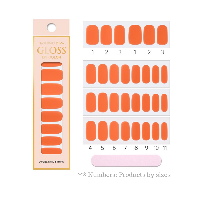 DASHING DIVA Gloss My Color Mani Cantaloupe GC06