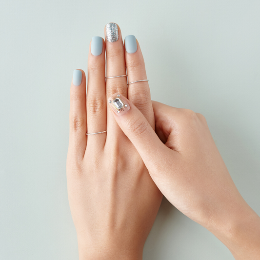 DASHING DIVA Magic Press Big Stone Mani Dear Stella MDR614PR (SOFT SHINE)