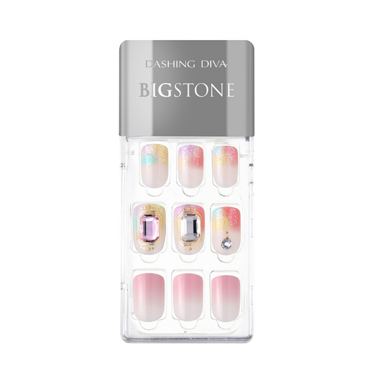 DASHING DIVA Magic Press Big Stone Mani My Dear MDR611PR (SOFT SHINE)