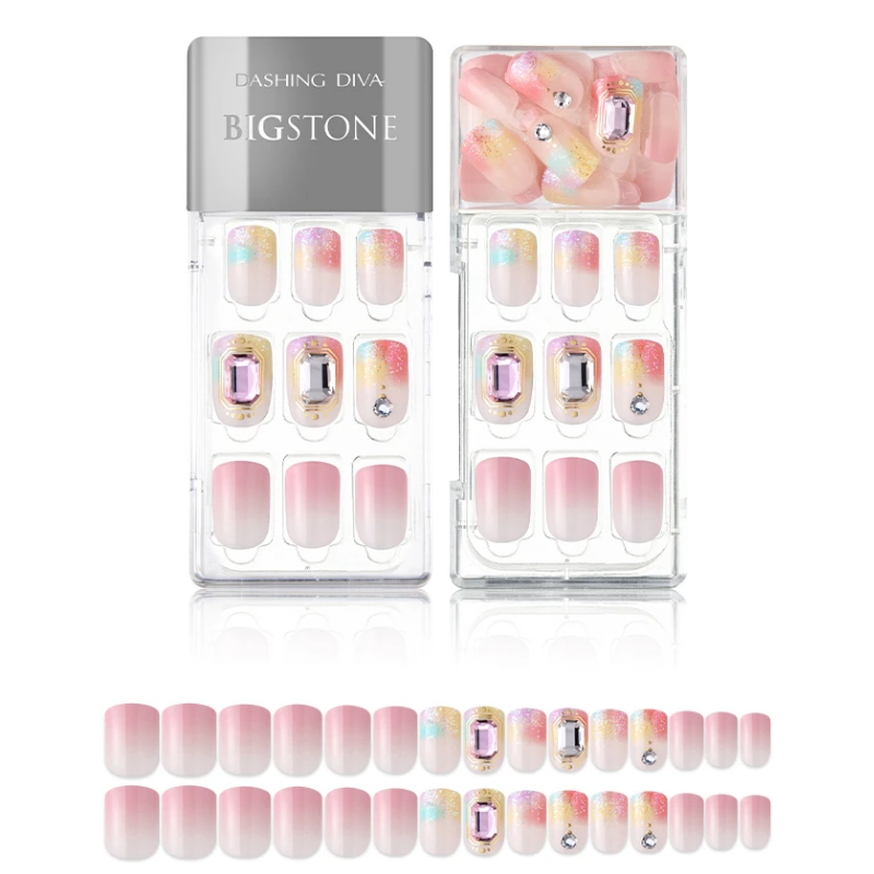 DASHING DIVA Magic Press Big Stone Mani My Dear MDR611PR (SOFT SHINE)