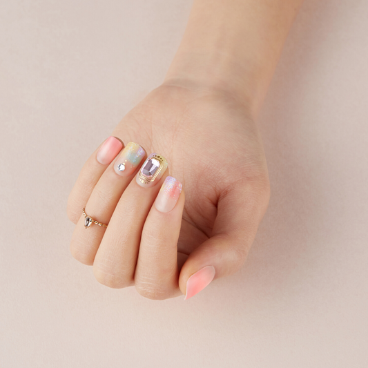 DASHING DIVA Magic Press Big Stone Mani My Dear MDR611PR (SOFT SHINE)