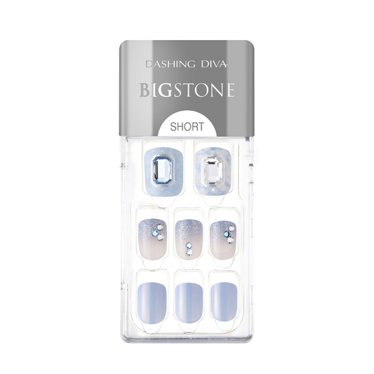 DASHING DIVA Magic Press Big Stone Short Mani Starry Sky MDR617PS (SOFT SHINE)