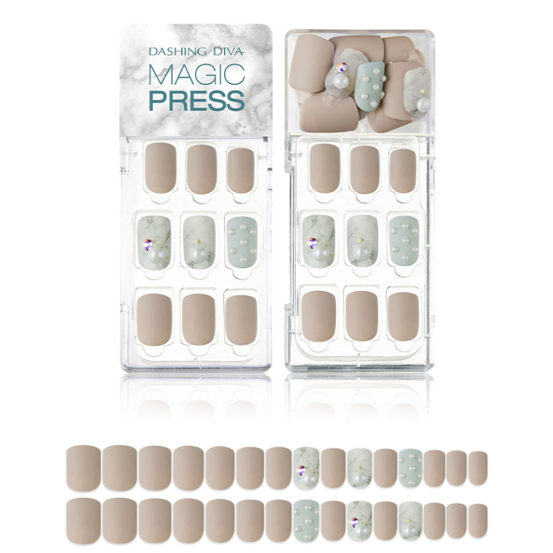 DASHING DIVA Magic Press Mani Pearly Day MDR495 (Fall)